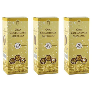 Cerca Offerte di oro colloidale supremo 20ppm 100 ml 3x100 ml soluzione e acquista online
