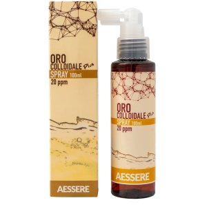 Oro microcolloidale plus 20 ppm integratore per il benessere fisico e mentale spray orale 100ml