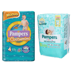 Cerca Offerte di pampers baby dry 11/25 kg + il costumino 4 11+16 pz pannolini e acquista online