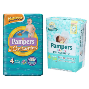 Cerca Offerte di pampers baby dry 7/18kg + il costumino 4 11+17 pz pannolini e acquista online