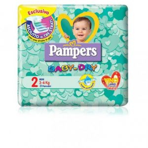 pampers baby dry mini 31 pezzi bugiardino cod: 931153706 