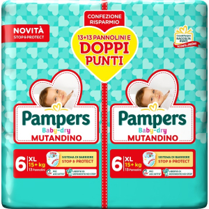 Cerca Offerte di pampers baby dry pannolino mutandina extra large duo 26 pezzi e acquista online