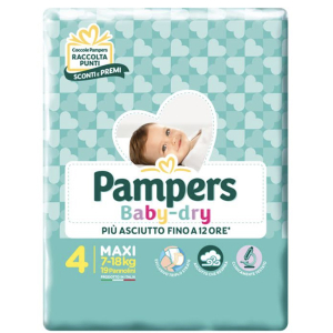 pampers baby dry down maxi 19p bugiardino cod: 970215202 