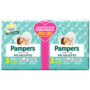 pampers baby dryduo dwct mid40 bugiardino cod: 971241447 