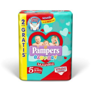 PAMPERS BD MUT SM TG5 J SP14+1