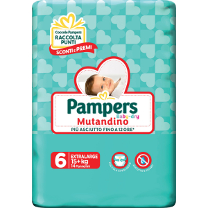 pampers bd mut sm tg6 exl 14 pezzi bugiardino cod: 975026360 