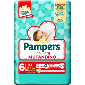 pampers bd mut xl sp 14pz bugiardino cod: 985995721 