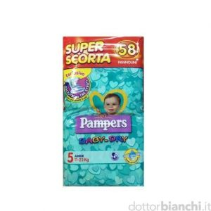 pampers bd superbag junior 58 bugiardino cod: 931953590 