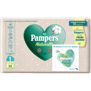 pampers naturello newborn 35 pezzi bugiardino cod: 981358676 