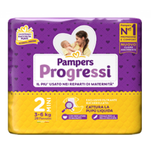 pampers prog mini 28pz bugiardino cod: 986460741 