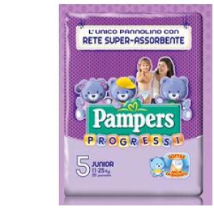 pampers progressi junior 38 pezzi bugiardino cod: 979797469 