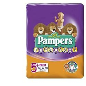 pampers progressi large 19 pezzi bugiardino cod: 979797471 