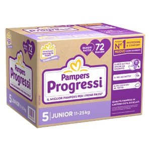 pampers qu prog j 72pz bugiardino cod: 986460830 