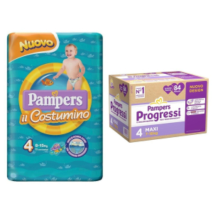 Cerca Offerte di pampers quadri progressi maxi 7-18 kg + il costumino 4 1 st e acquista online