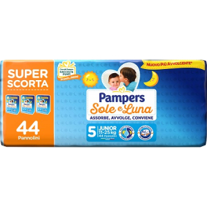 pampers sl trio junior 44pz bugiardino cod: 985034990 