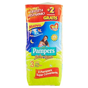 PAMPERS SOLE E LUNA VP MI40+2P