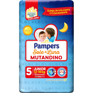 pampers sl mut junior 14pz bugiardino cod: 985035233 