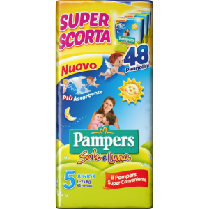 pampers sole&luna trio j 48 pezzi bugiardino cod: 976320743 