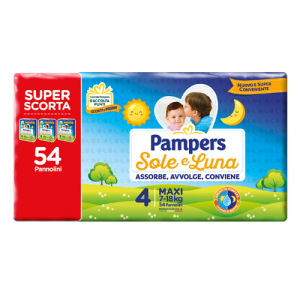 pampers sole&luna trio maxi 54 bugiardino cod: 976320731 