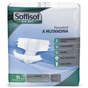 Cerca Offerte di pannolino mutandina air dry soffisof super xl 15 pezzi e acquista online
