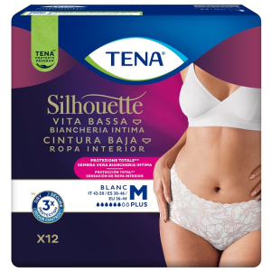 Cerca Offerte di pannolone a mutandina assorbente tena silhouette plus white medium 12 pezzi e acquista online