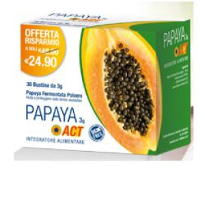 papaya act 3 g 30 bustine bugiardino cod: 923427215 