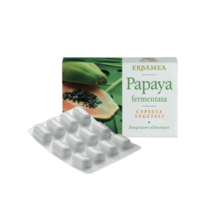 erbamea papaya fermentata 20 capsule vegetali bugiardino cod: 922374564 