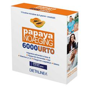 papaya noaging 6000 10 bustine 6g bugiardino cod: 924570423 
