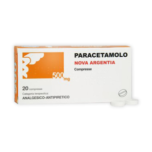 paracetamolo na 20 compresse 500mg bugiardino cod: 030524019 