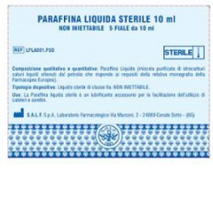 paraffina liquido sterile 5f 10ml bugiardino cod: 915862635 