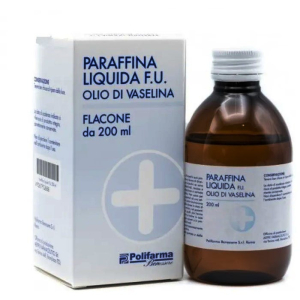 paraffina liquida - olio di vaselina 200 ml bugiardino cod: 981475573 