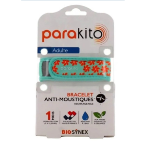 Parakito bracciale antizanzare ricaricabile fun stelle adulto 1 pz bra