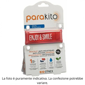 Cerca Offerte di parakito bracciale good vibes rosso adulto anti zanzare e acquista online