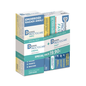 Pasquali dermovitamina proctocare bipack proctocare fast 30 compresse + proctocare crema 30 ml new