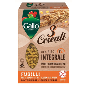 pasta intensivo 3cereali fusill 250g bugiardino cod: 972133639 