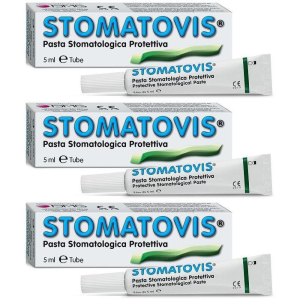 Cerca Offerte di Pasta Stomatologica Protettiva Stomatovis Stomatiti Aftose 5 ml 3x5 ml e acquista online