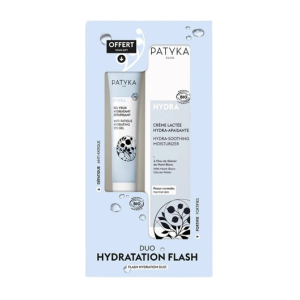 Patyka hydra cofanetto latte idratante viso + gel contorno occhi - set skincare 2 pezzi