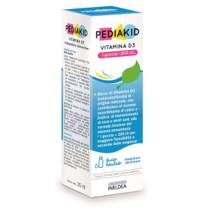 pediakid vitamina d3 200iu bugiardino cod: 985772755 