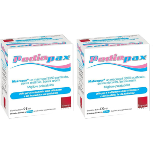 Cerca Offerte di pediapax® macrogol 3350 set da 2 2x20x13 g bustina e acquista online
