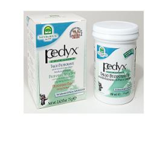 pedyx talco deodorante 75 g bugiardino cod: 908818026 