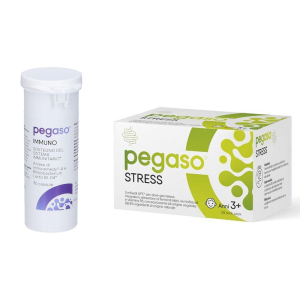 Cerca Offerte di pegaso immuno 30 capsule + stress 28 stick pack 1 st e acquista online