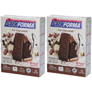 Cerca Offerte di pesoforma® barrette ai 3 cioccolati set da 2 2x372 g barretta e acquista online