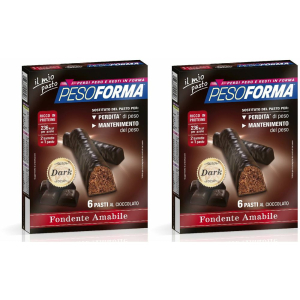 Cerca Offerte di pesoforma® barrette al cioccolato fondente amabile set da 2 2x12x31 g e acquista online
