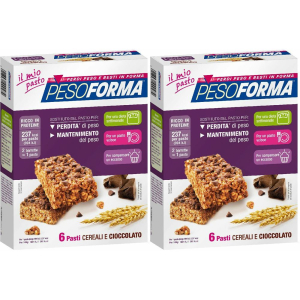 Cerca Offerte di pesoforma® barrette cereali e cioccolato set da 2 2x12x31 g barretta e acquista online