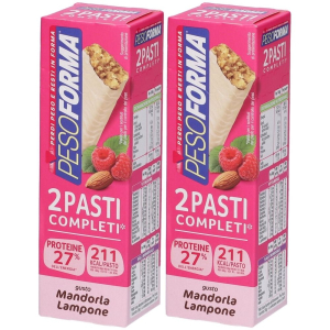 Cerca Offerte di pesoforma barrette mandorla lampone set da 2 2x116 g e acquista online
