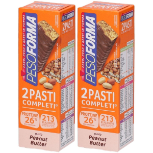Cerca Offerte di pesoforma barrette peanut butter set da 2 2x116 g e acquista online