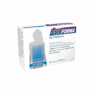 pesoforma rettangolo 36 capsule bugiardino cod: 934858364 