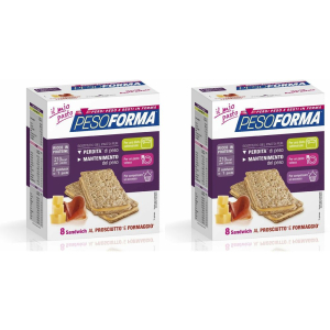 Cerca Offerte di pesoforma® sandwich prosciutto e formaggio set da 2 2x8x25 g snack e acquista online