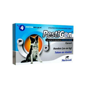 pestigon spot-on 4 pipette 134 mg cani bugiardino cod: 104406172 