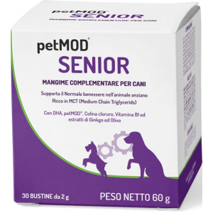 petmod senior 30 bustine bugiardino cod: 982496022 